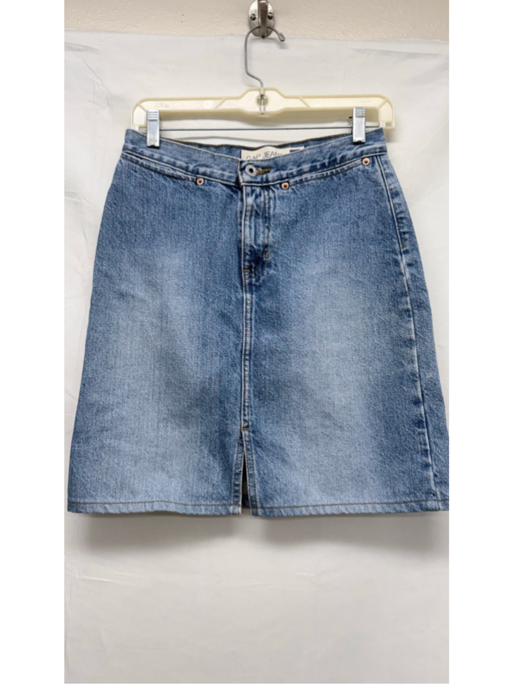 Women's Vintage Gap Denim Mini Skirt Blue Size 8